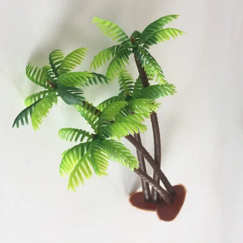 5Pcs Mini Plastic Coconut Palm - مراجعة Aquarium Plant Ornament وسعره